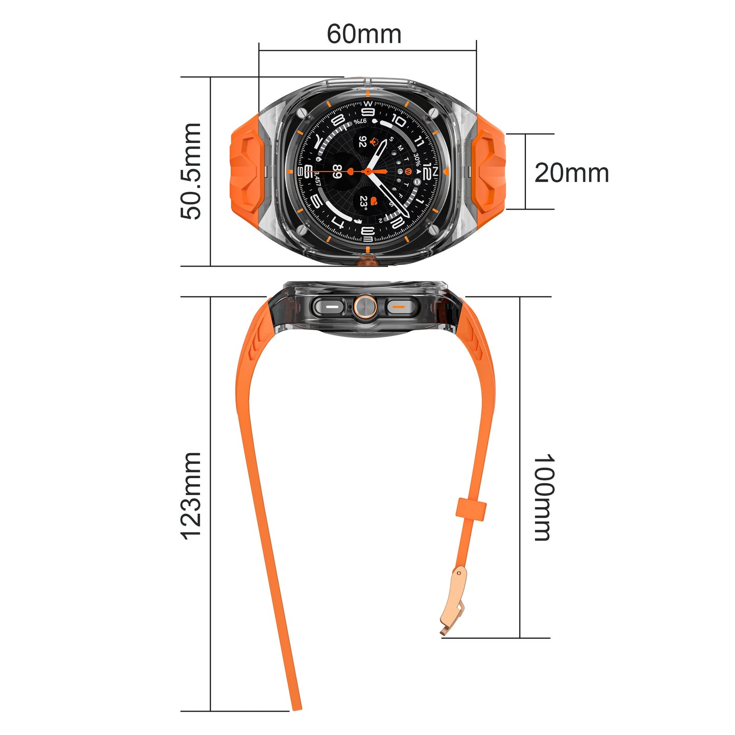 ICE Series Case for Samsung Watch Galaxy Ultra 47mm