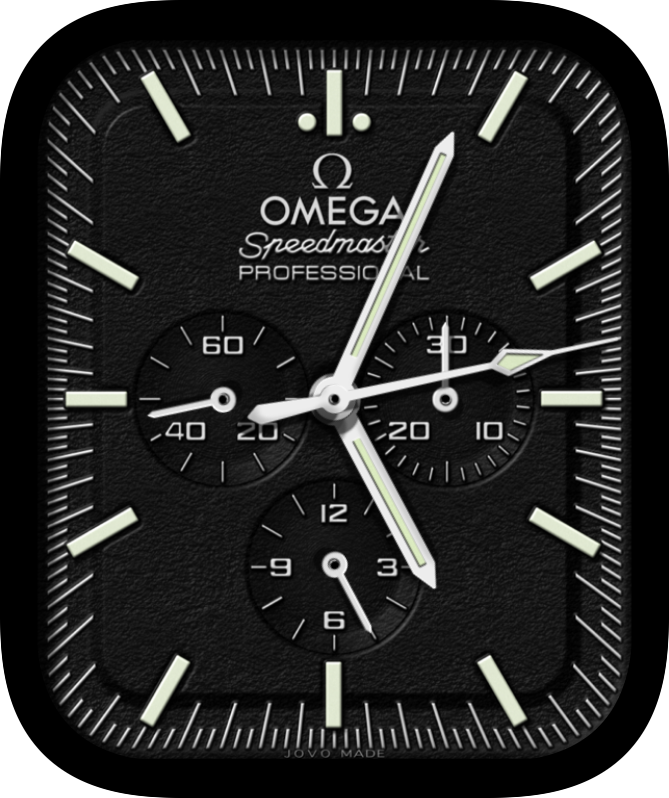 Free Apple Watch Face: Speed Master SM Moon Watch