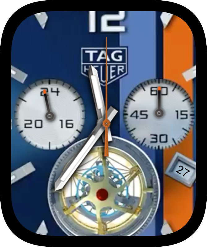 Free Apple Watch Face: Tag Tourbillon