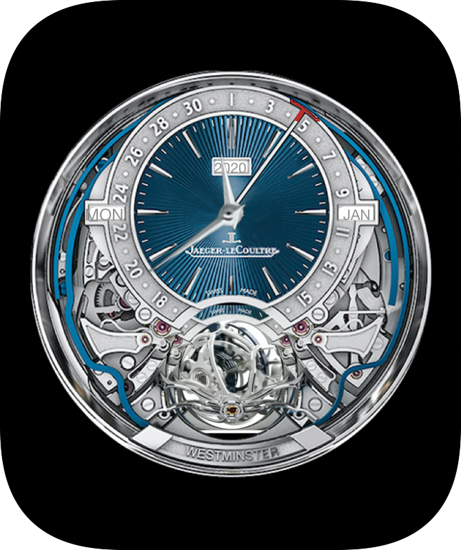 Free Apple Watch Face: JLC Tourbillon