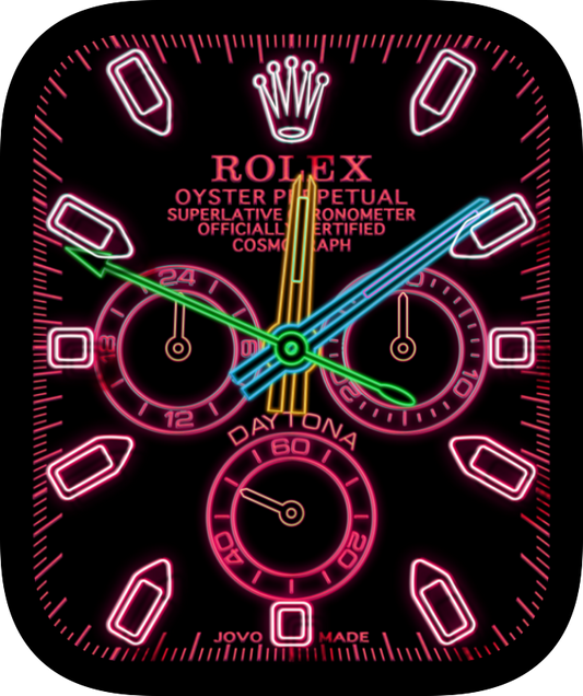 Free Apple Watch Face: Neon Daytona