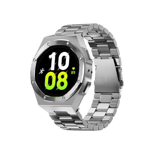 OAK Series - Case for Samsung Watch: Silver (Bracelet)