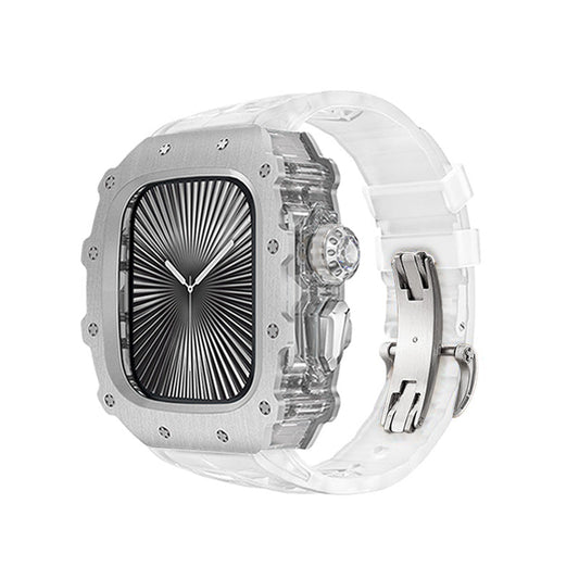 GLACIUM Ti Series 45mm - Case for Apple Watch (Silver)