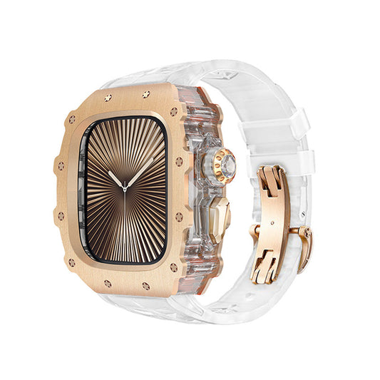 GLACIUM Ti Series 49mm - Case for Apple Watch Ultra 1 /2 (Rose Gold)