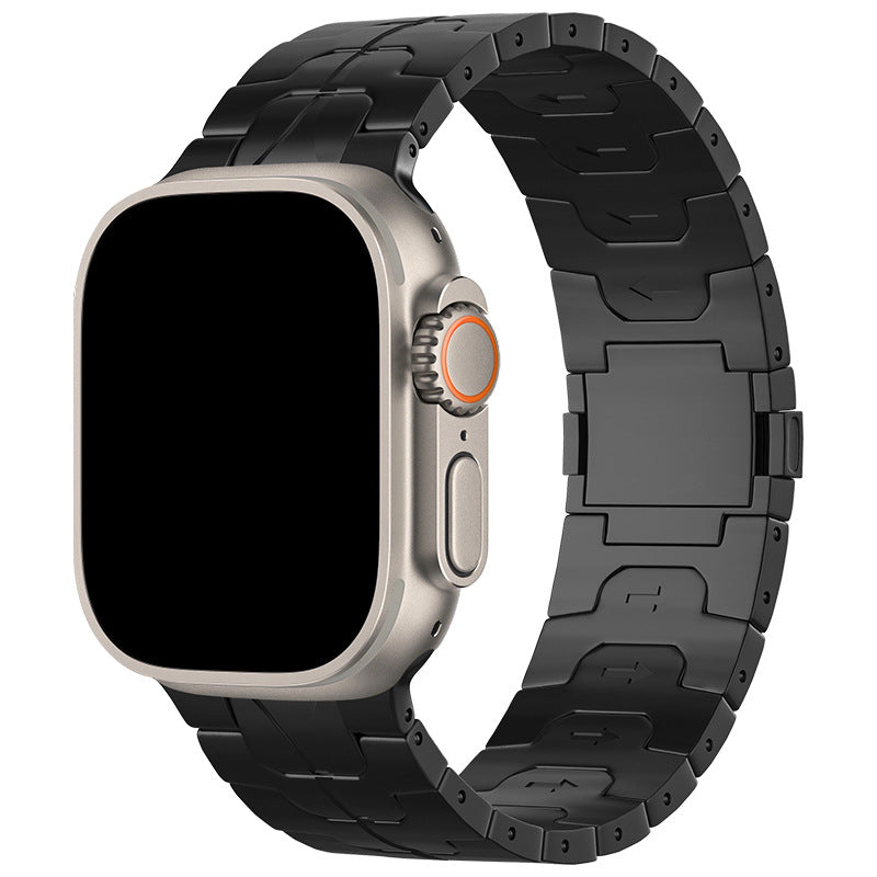 Widened Titanium Alloy Magnetic Strap for Apple Watch