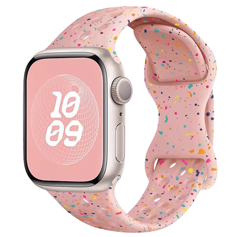 Colorful Silicone Strap for Apple Watch (Series 7, 8, 9, 10, Ultra)