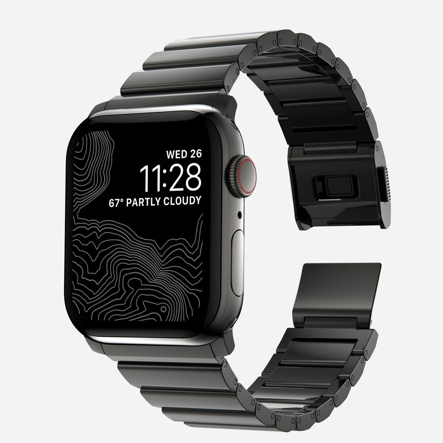 Titanium Bracelet with Magnetic Clasp for Apple Watch