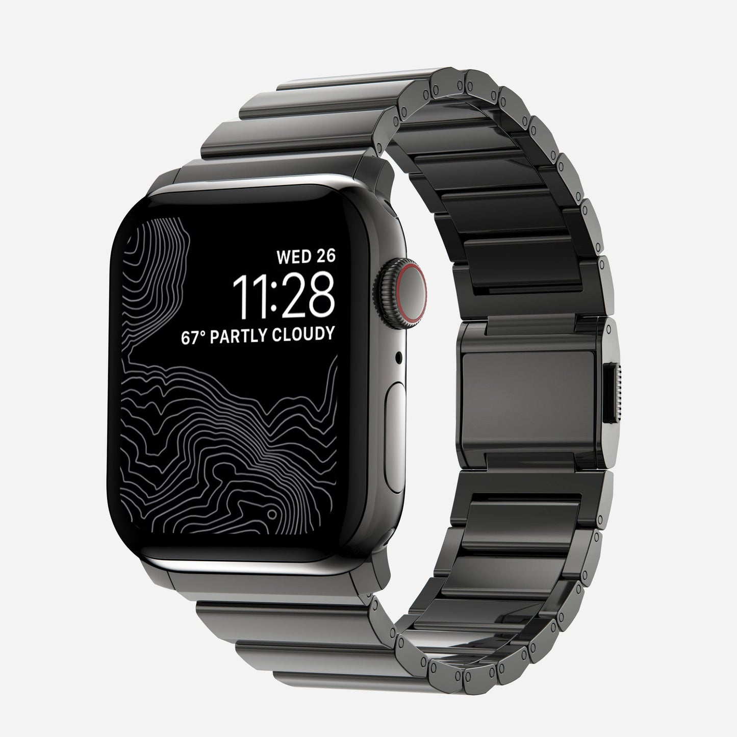 Titanium Bracelet with Magnetic Clasp for Apple Watch