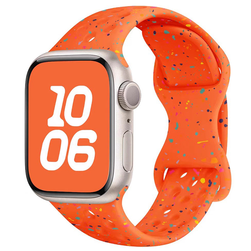 Colorful Silicone Strap for Apple Watch (Series 7, 8, 9, 10, Ultra)