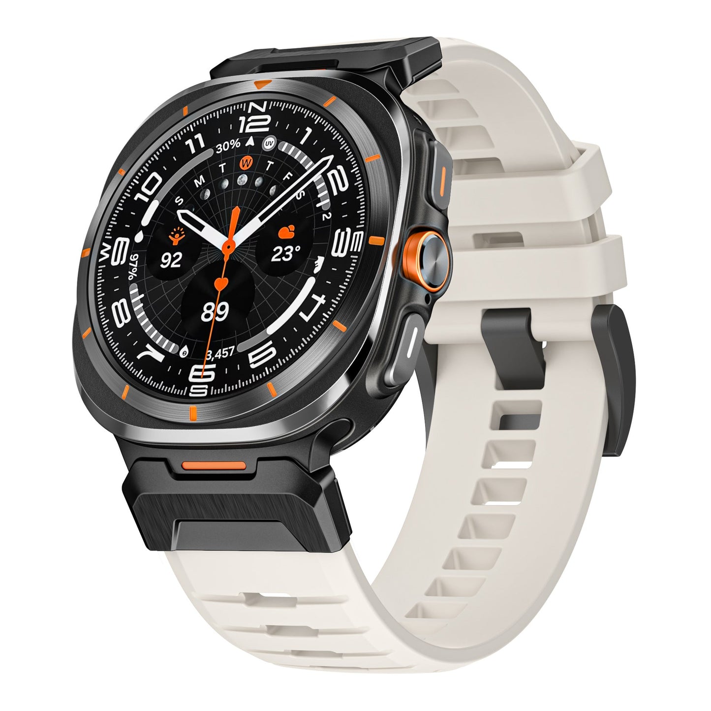 Fluoro Rubber Strap for Samsung Galaxy Watch 7 Ultra