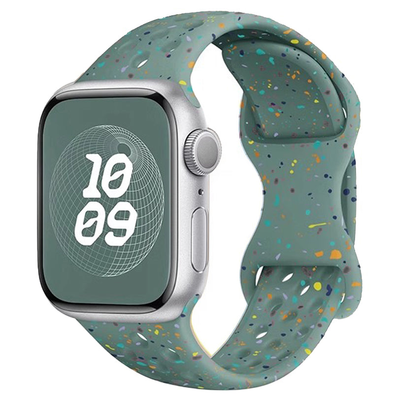 Colorful Silicone Strap for Apple Watch (Series 7, 8, 9, 10, Ultra)