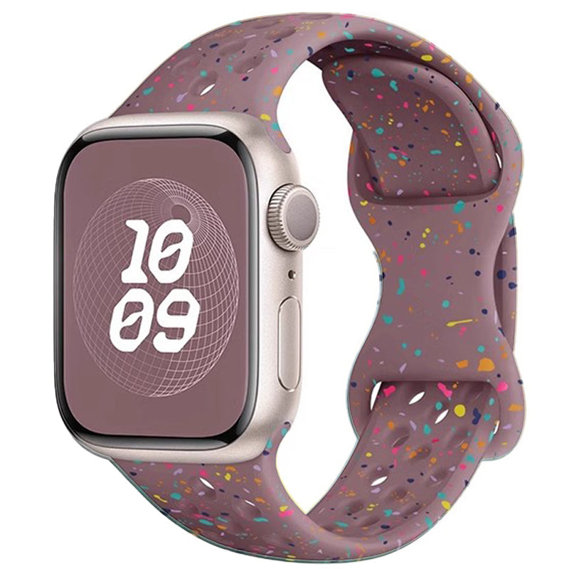 Colorful Silicone Strap for Apple Watch (Series 7, 8, 9, 10, Ultra)