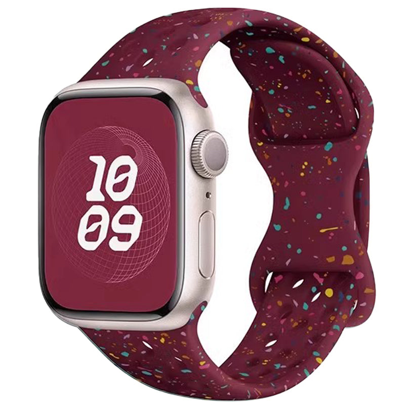 Colorful Silicone Strap for Apple Watch (Series 7, 8, 9, 10, Ultra)