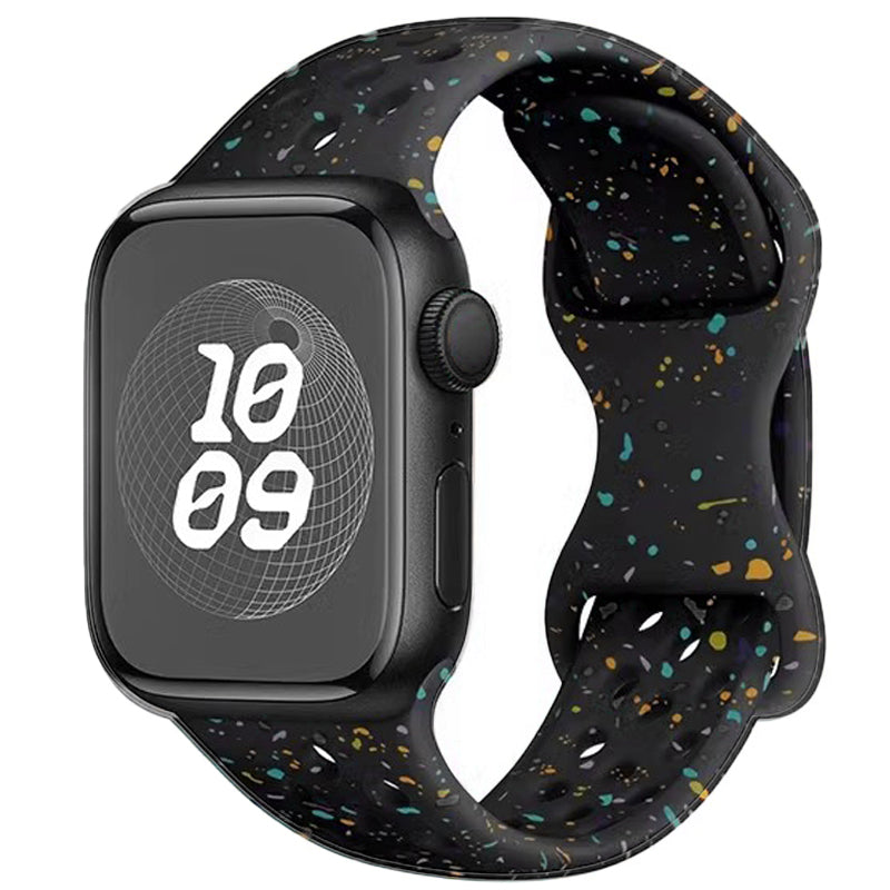 Colorful Silicone Strap for Apple Watch (Series 7, 8, 9, 10, Ultra)