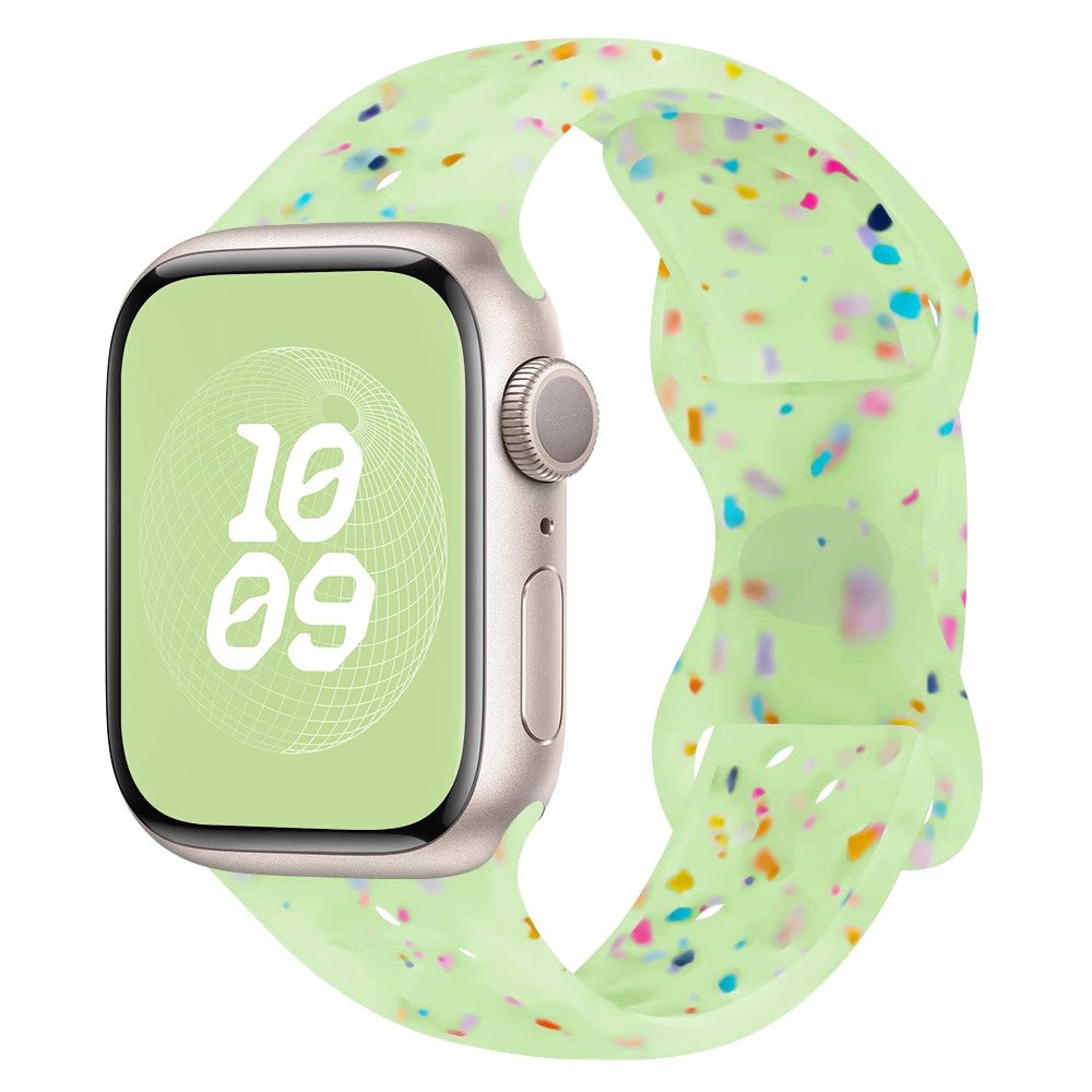 Colorful Silicone Strap for Apple Watch (Series 7, 8, 9, 10, Ultra)