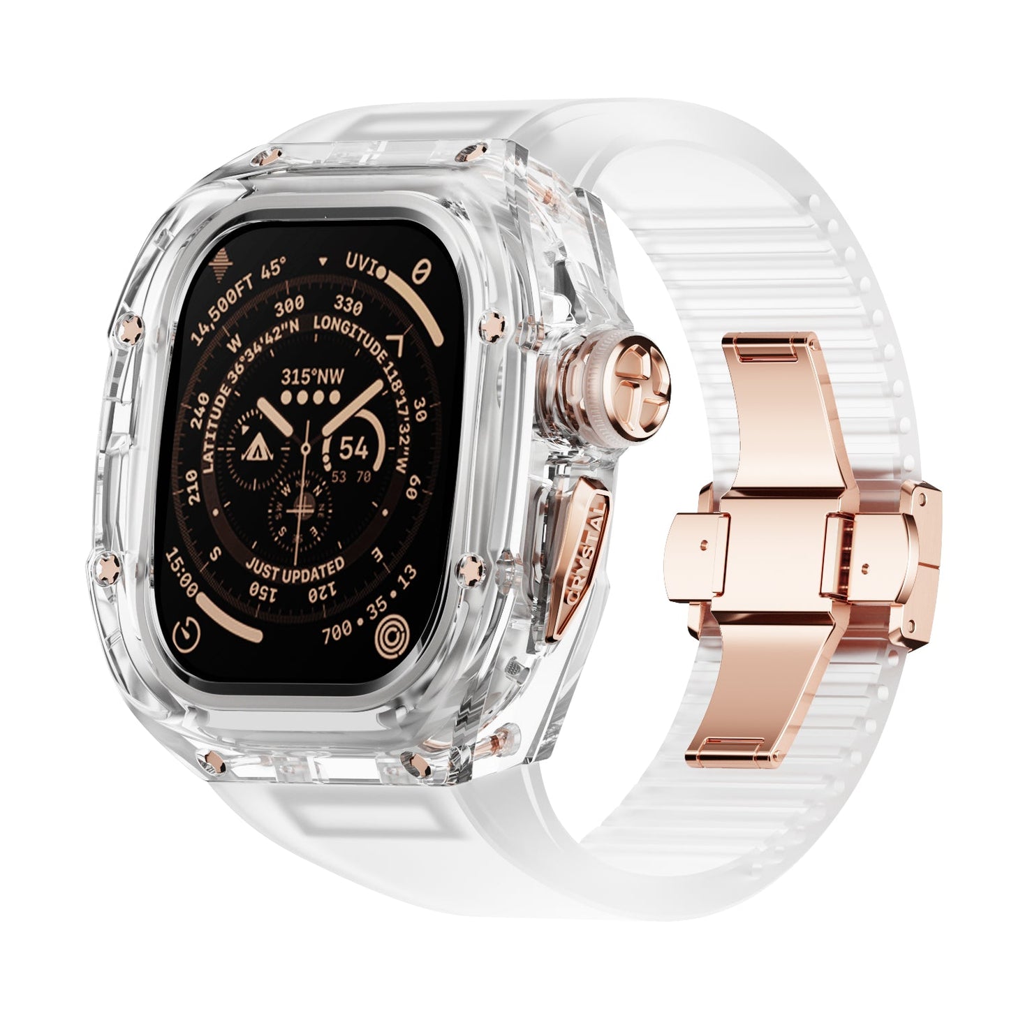 BOREAS Series 49mm - Crystal Case for Apple Watch