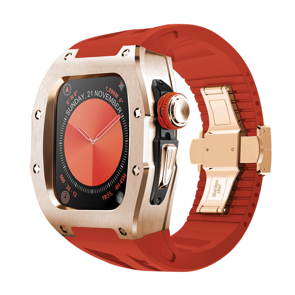 ICONIC SS Series 46mm - Case for Apple Watch Series 10 (Rose Gold)