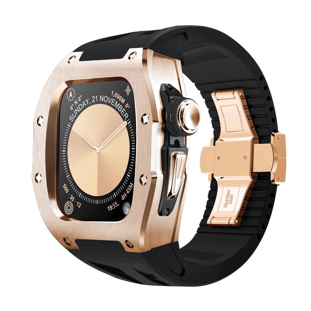 ICONIC SS Series 46mm - Case for Apple Watch Series 10 (Rose Gold)