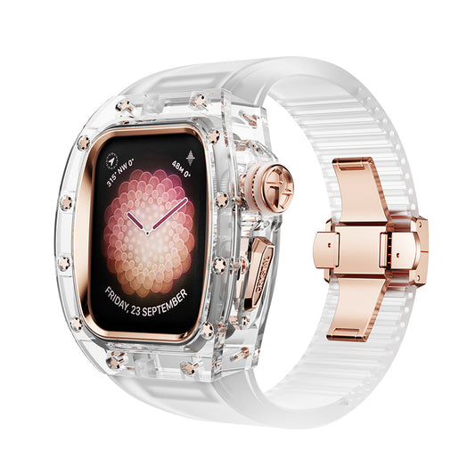 BOREAS Series 44/45mm - Crystal Case for Apple Watch